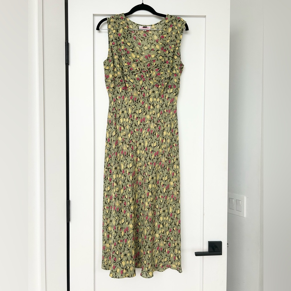 DVF Floral Midi Dress - SIZE 14